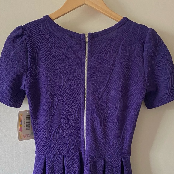 Purple Lularoe Amelia Dress - Picture 2 of 5